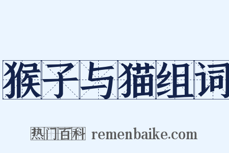 猴子与猫组词是什么意思的图片